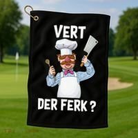 Vert Der Ferk The Swedish Chef Golf Towel thumb 1