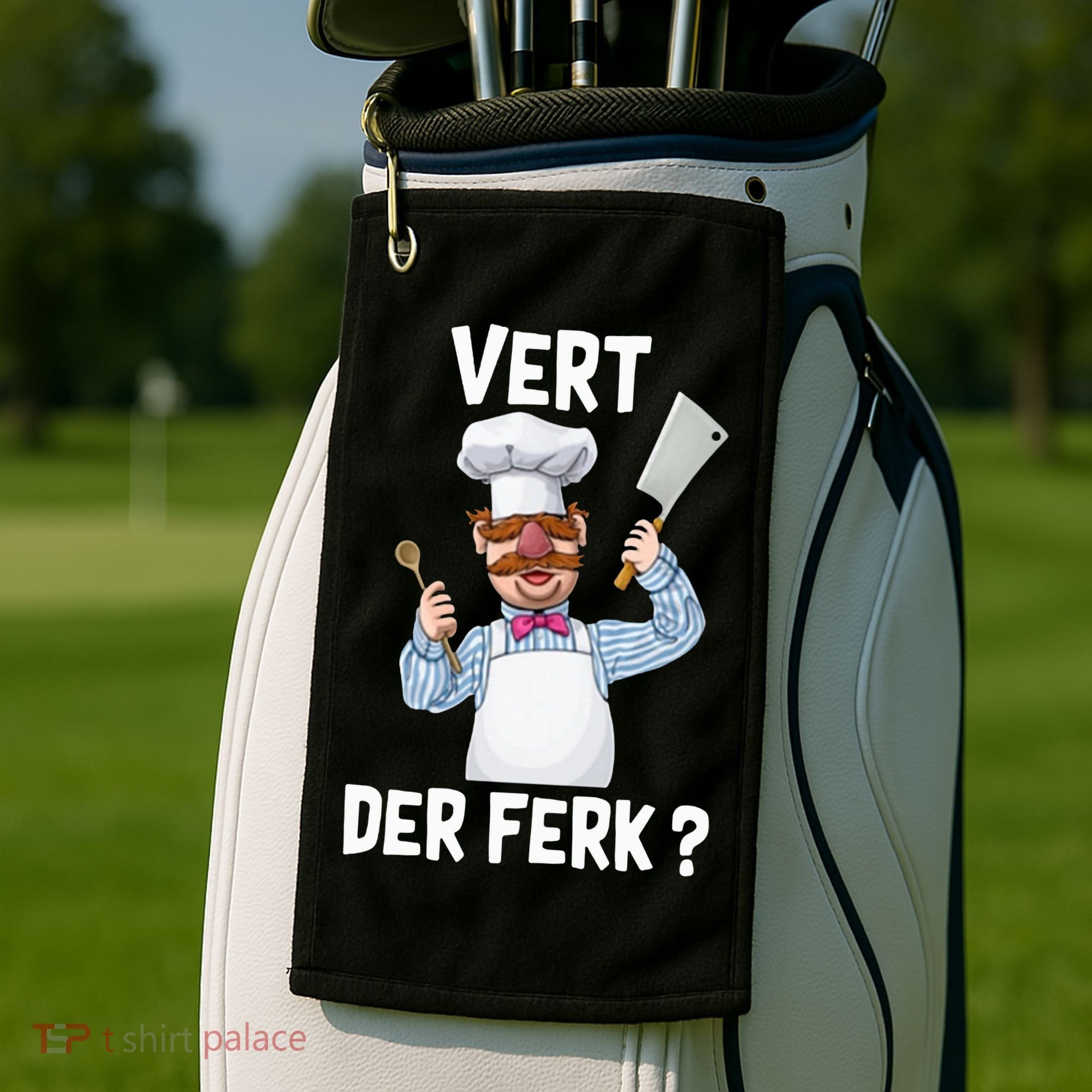 Vert Der Ferk The Swedish Chef Golf Towel