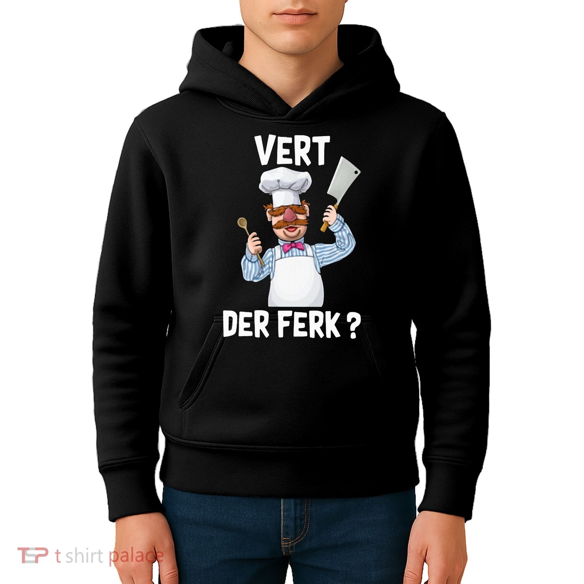 Vert Der Ferk The Swedish Chef Kids Hoodie