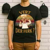 Vert Der Ferk Chef Shirt, Funny Swedish Sunset Vintage T-Shirt thumb 6