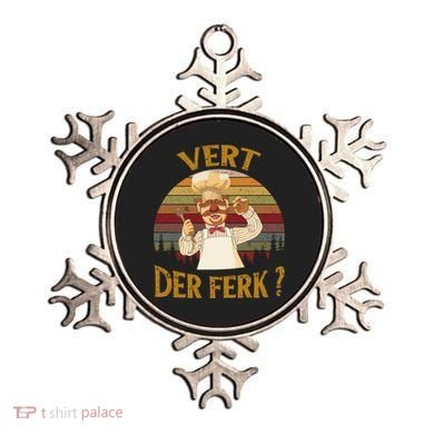 Vert Der Ferk Chef Shirt, Funny Swedish Sunset Vintage Ornament