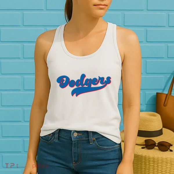 Vintage Dodgers Funny Women's Tank Top