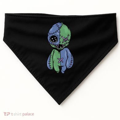 Vodoo Doll Funny Creepy USA-Made Doggie Bandana
