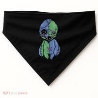 Vodoo Doll Funny Creepy USA-Made Doggie Bandana thumb 0