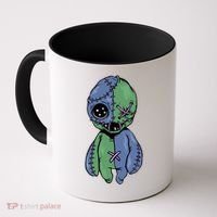 Vodoo Doll Funny Creepy Coffee Mug thumb 0