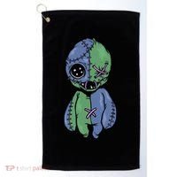 Vodoo Doll Funny Creepy Golf Towel thumb 0