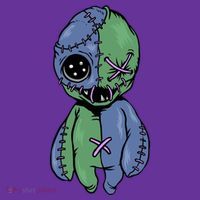 Vodoo Doll Funny Creepy Hoodie thumb 2