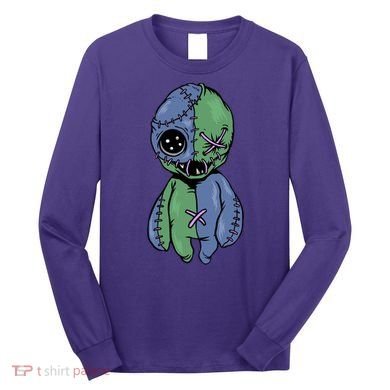 Vodoo Doll Funny Creepy Long Sleeve Shirt