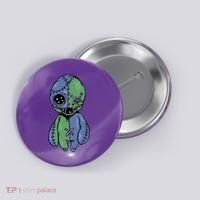 Vodoo Doll Funny Creepy Button thumb 0