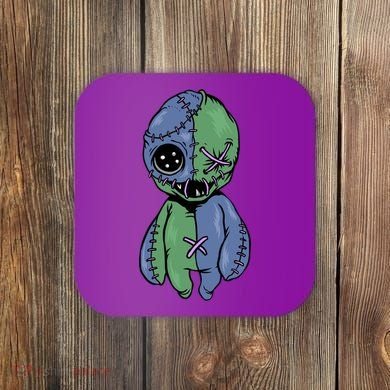 Vodoo Doll Funny Creepy Coaster