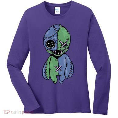 Vodoo Doll Funny Creepy Women's Long Sleeve Shirt