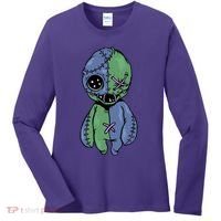 Vodoo Doll Funny Creepy Women's Long Sleeve Shirt thumb 0