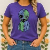 Vodoo Doll Funny Creepy Women's T-Shirt thumb 2