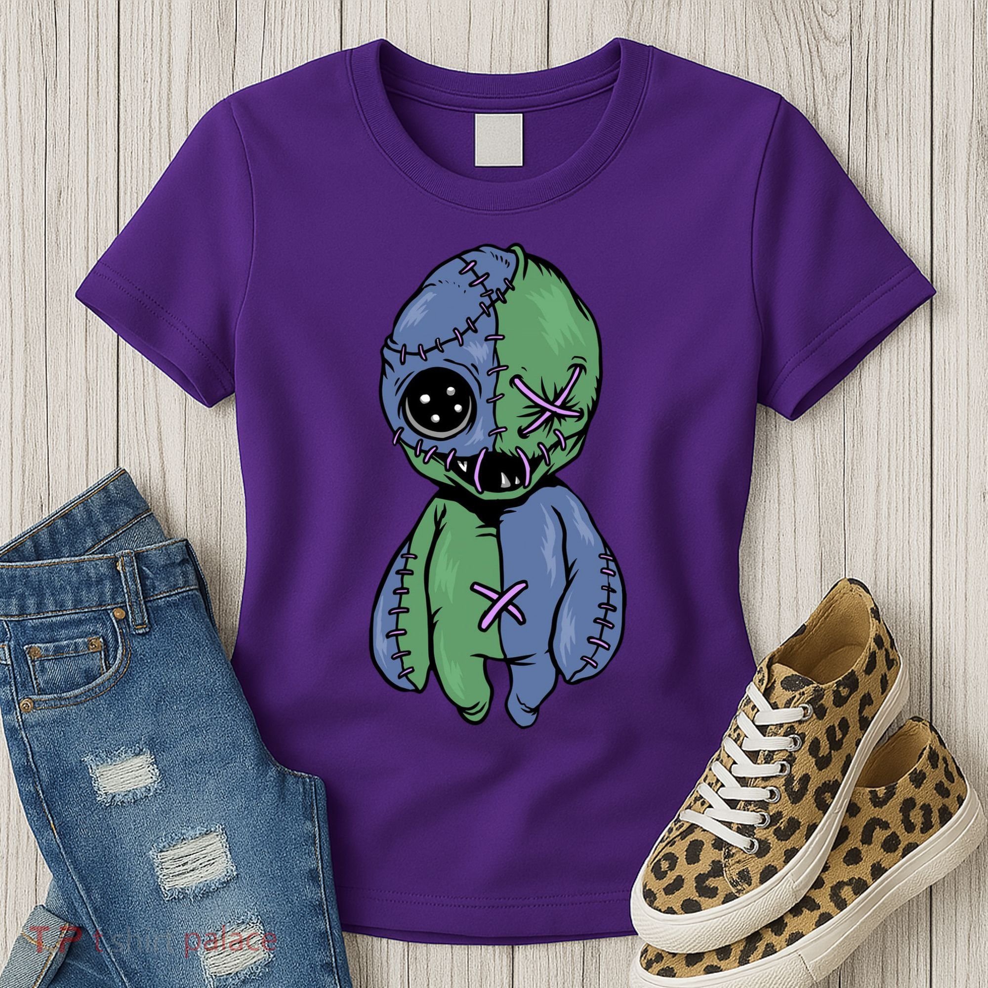 Vodoo Doll Funny Creepy Women's T-Shirt