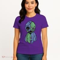 Vodoo Doll Funny Creepy Women's T-Shirt thumb 4