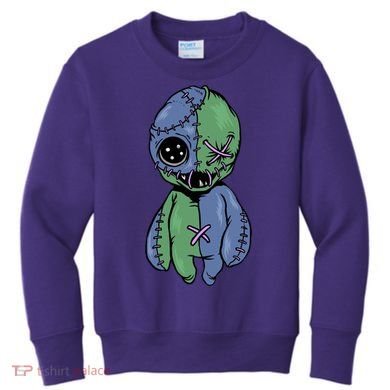 Vodoo Doll Funny Creepy Kids Sweatshirt
