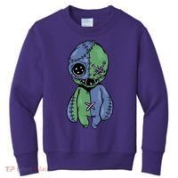 Vodoo Doll Funny Creepy Kids Sweatshirt thumb 0