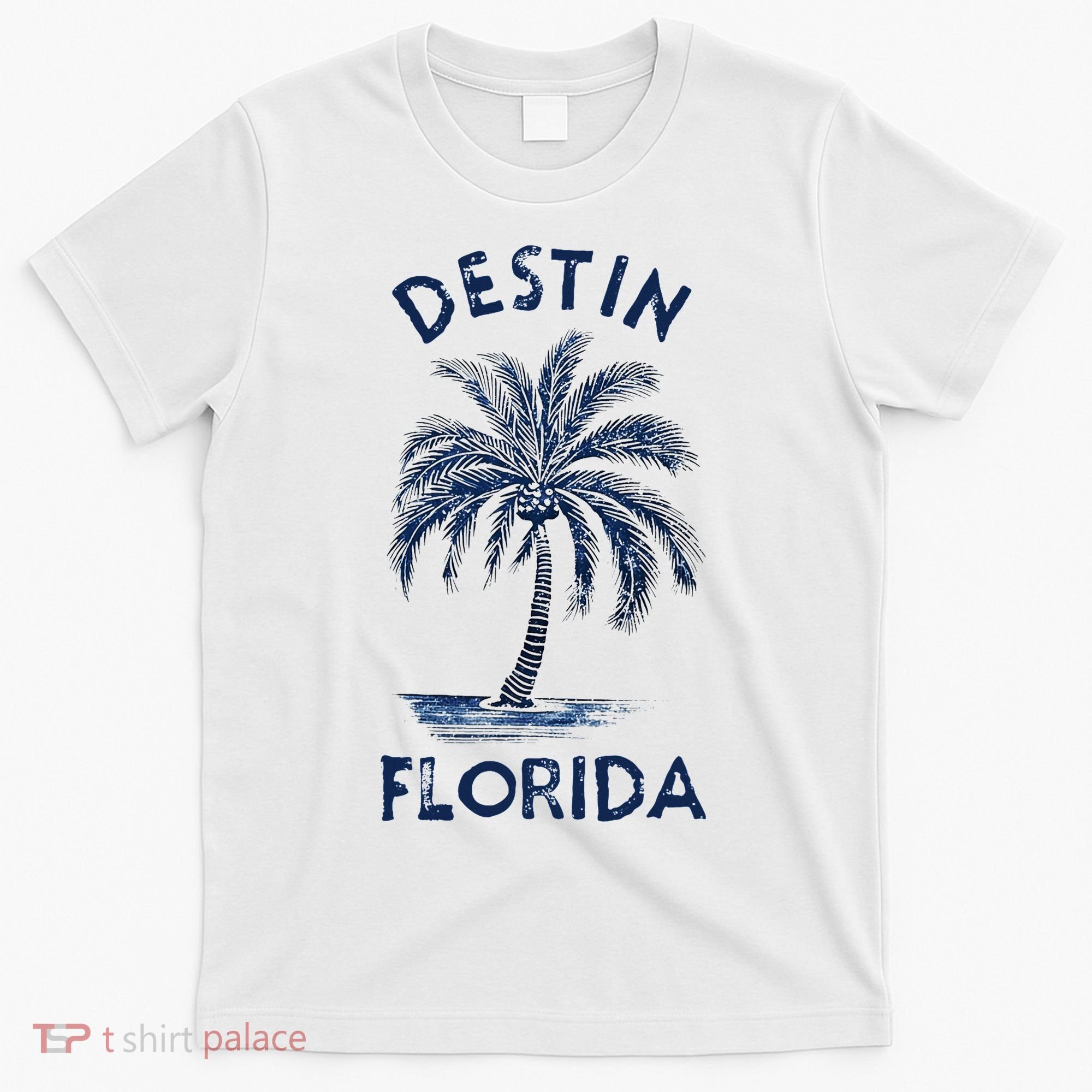 Vintage Destin Florida Palm Tree Fl Retro T-Shirt