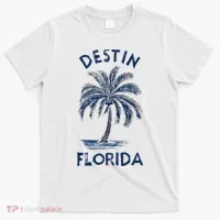 Vintage Destin Florida Palm Tree Fl Retro T-Shirt thumb 0