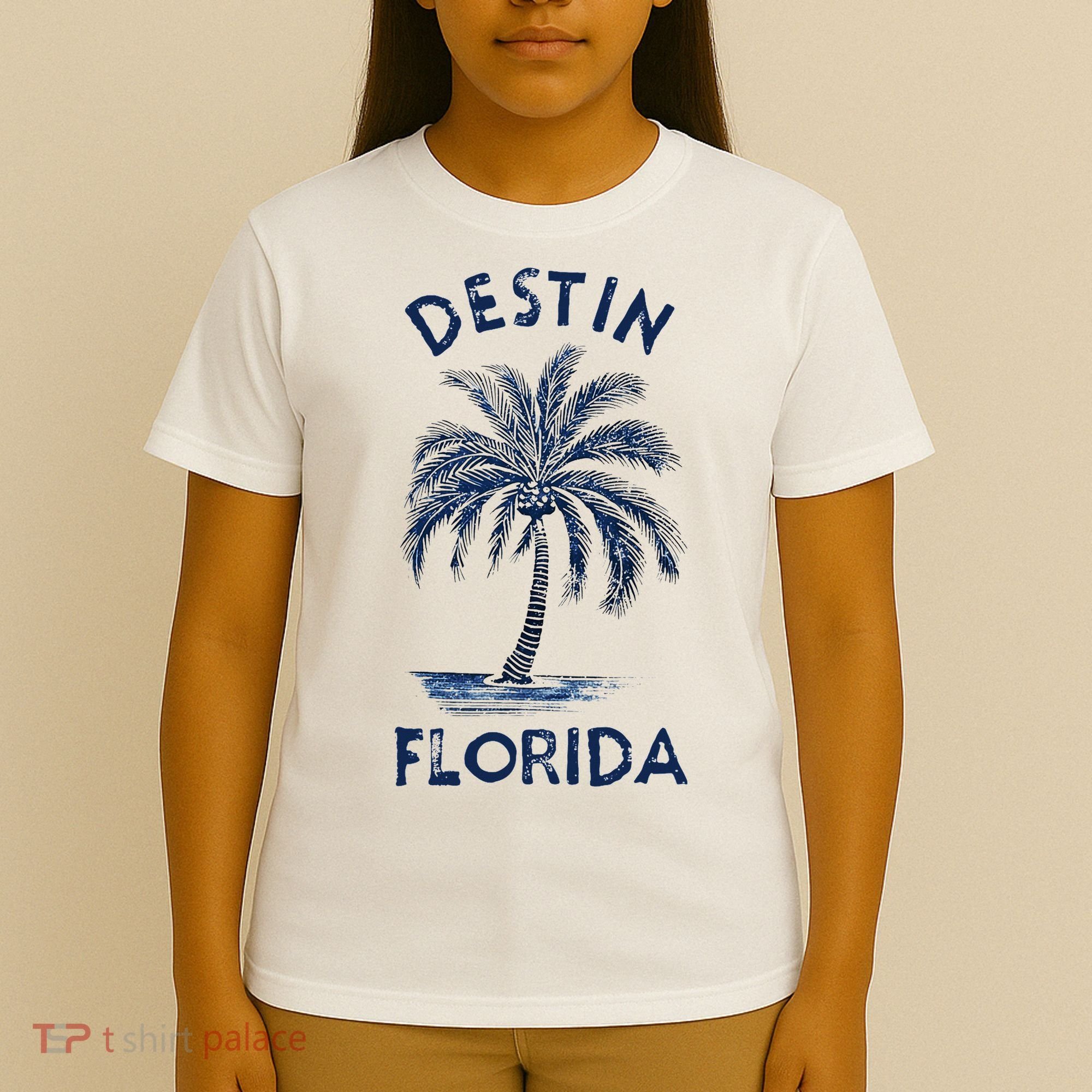 Vintage Destin Florida Palm Tree Fl Retro T-Shirt