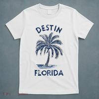 Vintage Destin Florida Palm Tree Fl Retro T-Shirt thumb 5
