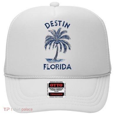 Vintage Destin Florida Palm Tree Fl Retro Hat