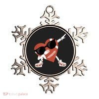Valentines Day Football Dabbing Heart Footlball Player Ornament thumb 0