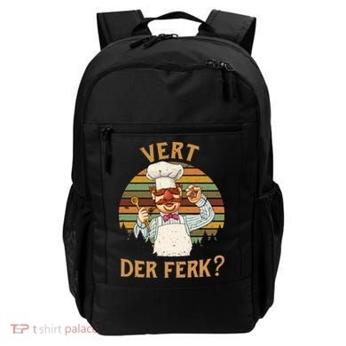 Vert Der Ferk Swedish Chef Vintage Funny Backpack