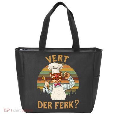 Vert Der Ferk Swedish Chef Vintage Funny Tote Bag
