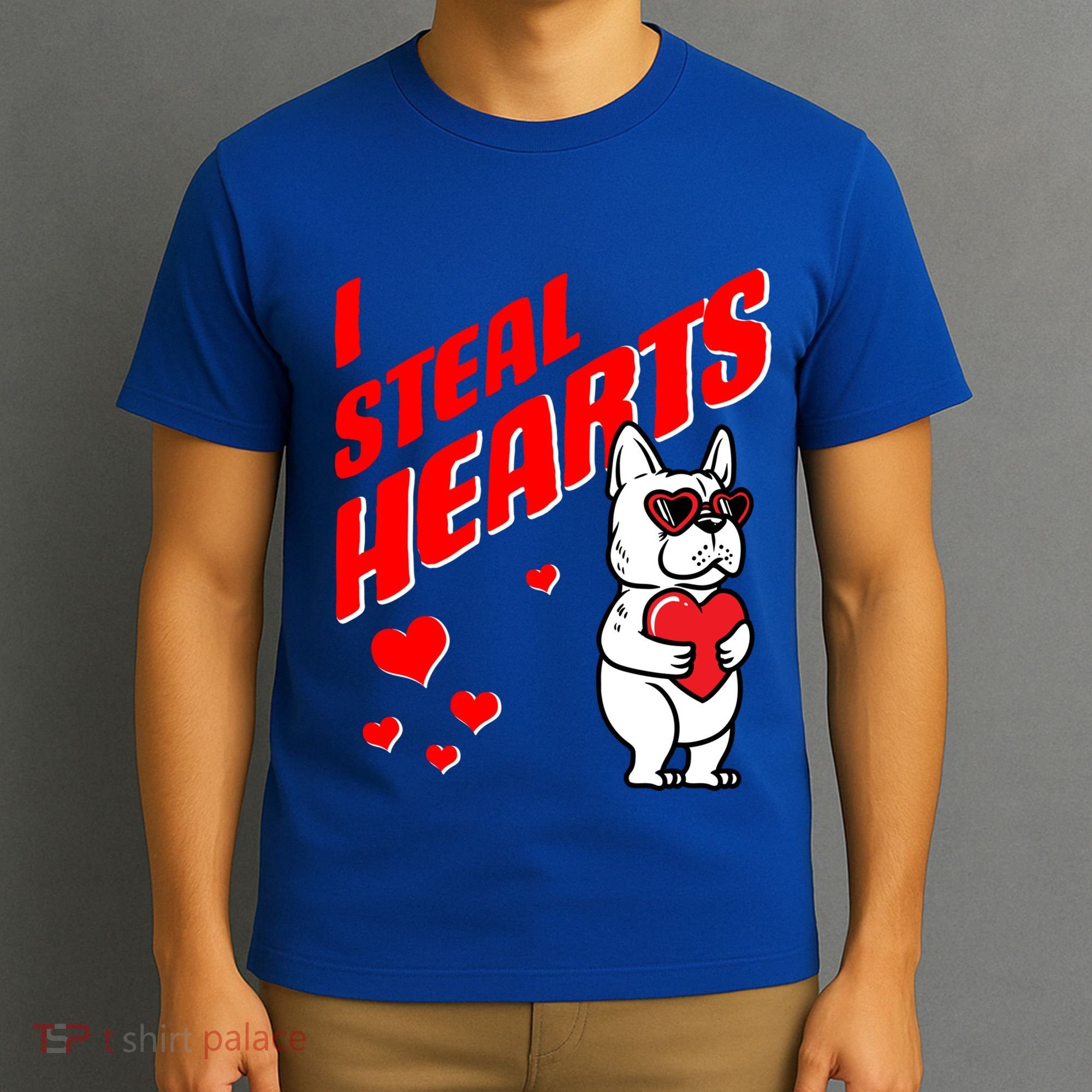 Valentines Day French Bulldog Dog Love Frenchie Lover Gift T-Shirt
