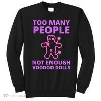 Voodoo Doll Funny Mardi Gras New Orleans Sarcastic Sweatshirt thumb 0