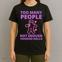 Voodoo Doll Funny Mardi Gras New Orleans Sarcastic T-Shirt thumb 4