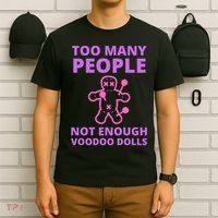 Voodoo Doll Funny Mardi Gras New Orleans Sarcastic T-Shirt thumb 6