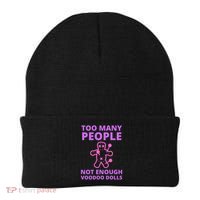 Voodoo Doll Funny Mardi Gras New Orleans Sarcastic Beanie thumb 0