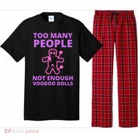 Voodoo Doll Funny Mardi Gras New Orleans Sarcastic Pajama Set thumb 0