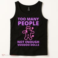 Voodoo Doll Funny Mardi Gras New Orleans Sarcastic Tank Top thumb 2