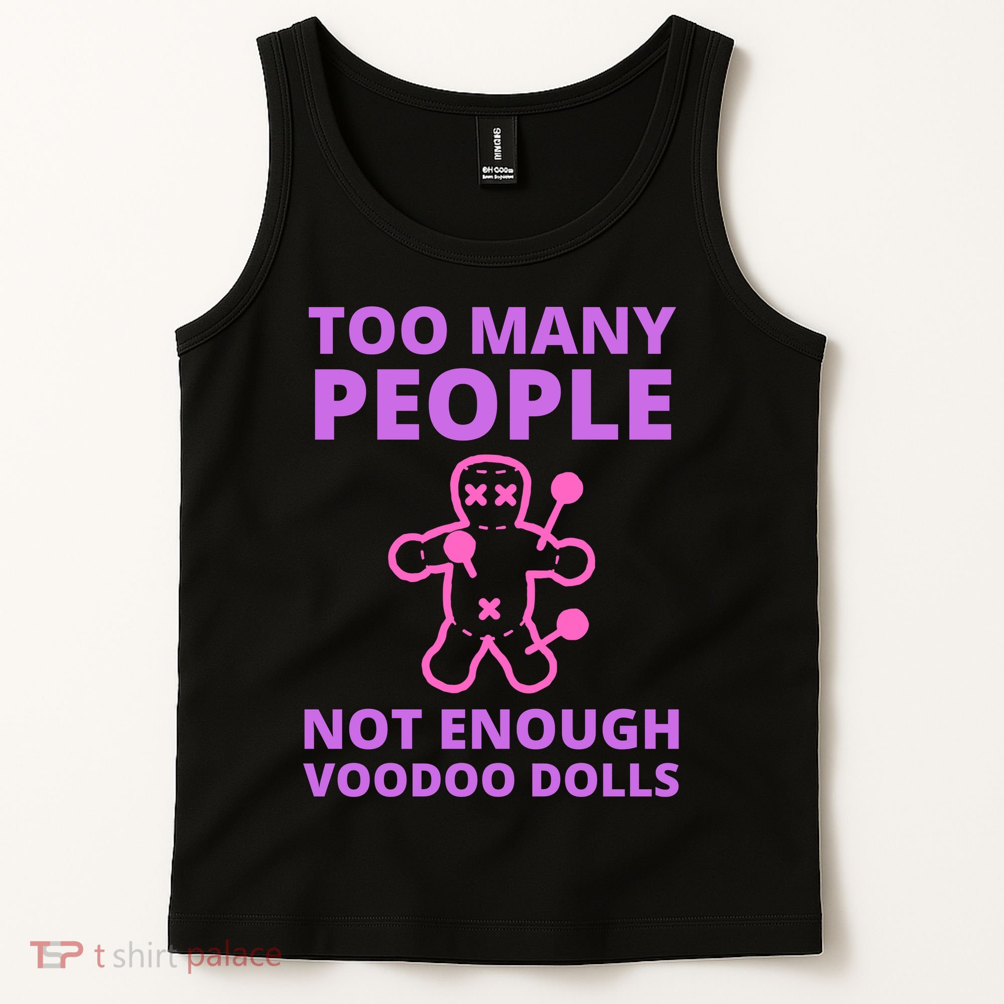 Voodoo Doll Funny Mardi Gras New Orleans Sarcastic Tank Top