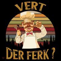 Vert Der Ferk Chef Funny Swedish Sunset Vintage T-Shirt thumb 7