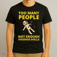 Voodoo Doll Funny Mardi Gras New Orleans Sarcastic T-Shirt thumb 3
