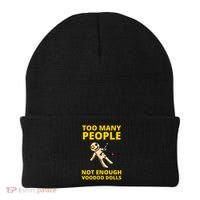 Voodoo Doll Funny Mardi Gras New Orleans Sarcastic Beanie thumb 0