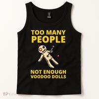 Voodoo Doll Funny Mardi Gras New Orleans Sarcastic Tank Top thumb 2