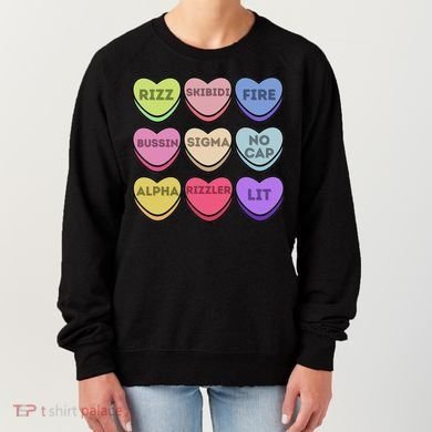 Valentines Day Funny Valentines Day Rizz No Cap Women's Sweatshirt