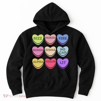 Valentines Day Funny Valentines Day Rizz No Cap Hoodie