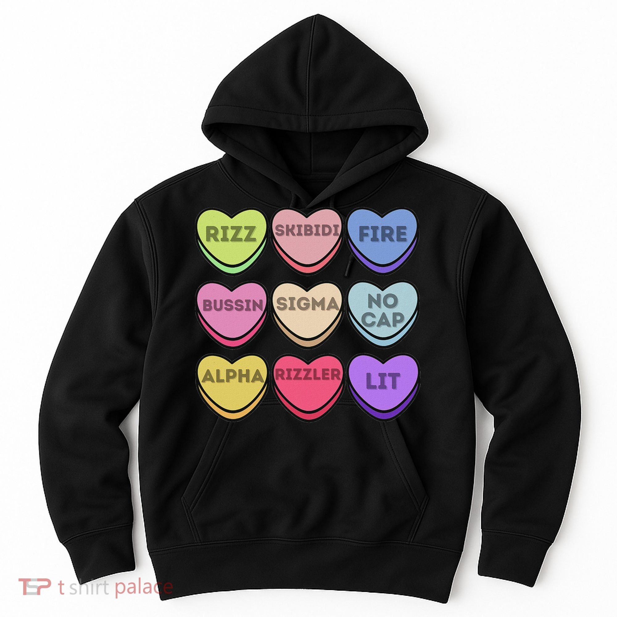 Valentines Day Funny Valentines Day Rizz No Cap Hoodie