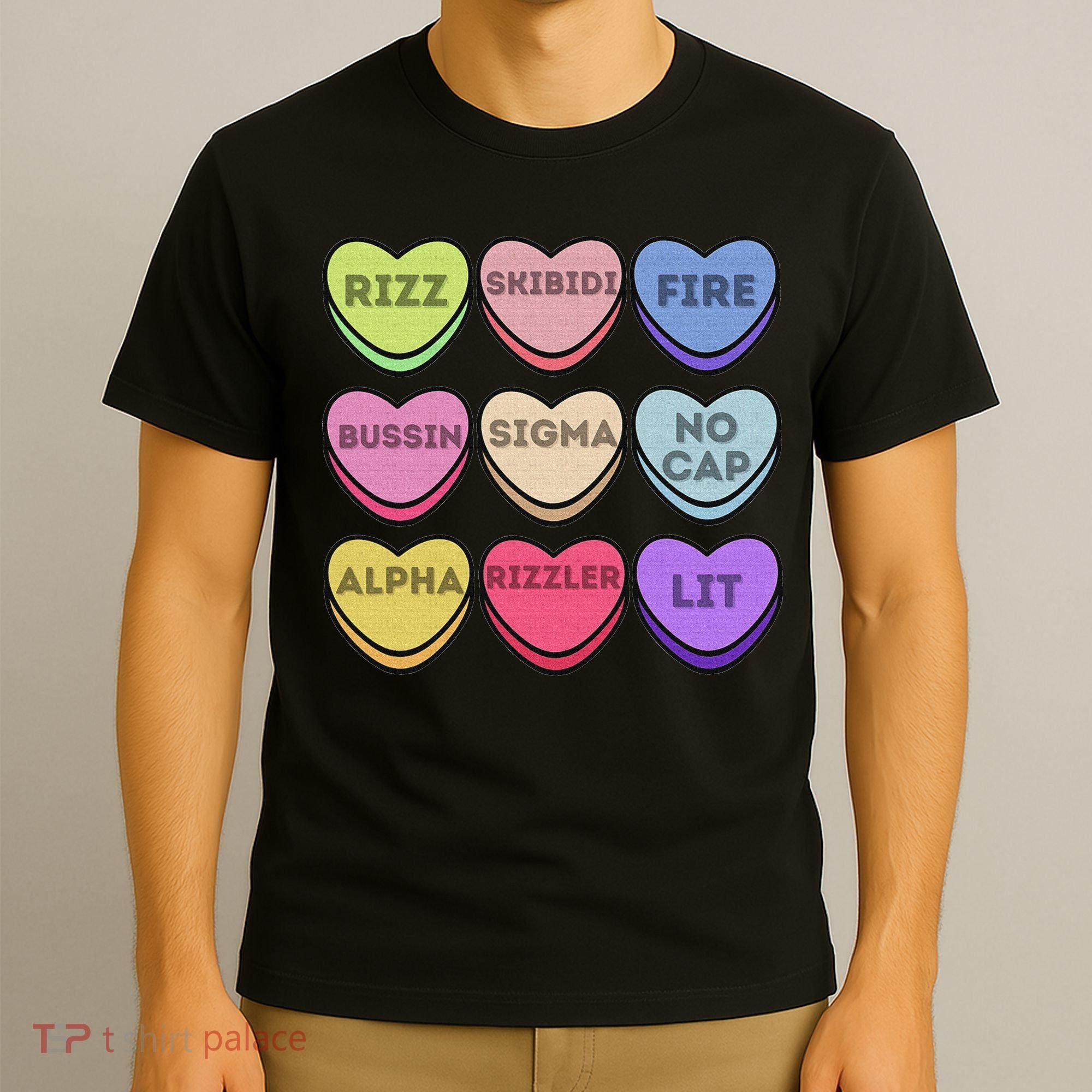 Valentines Day Funny Valentines Day Rizz No Cap T-Shirt