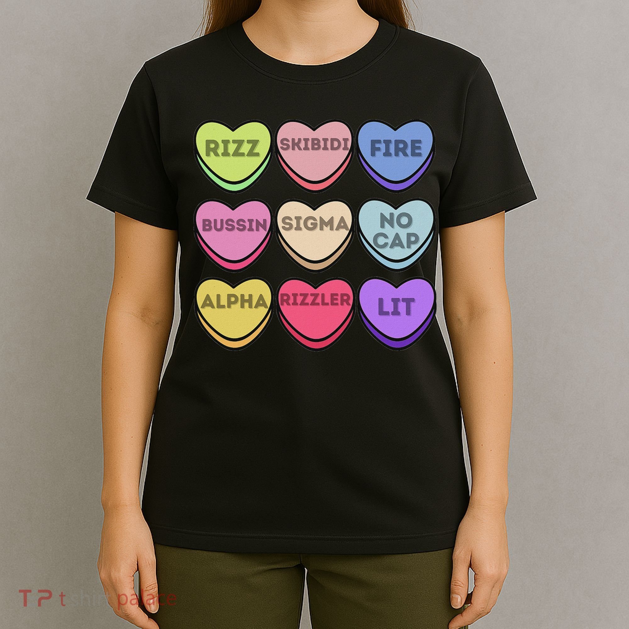 Valentines Day Funny Valentines Day Rizz No Cap T-Shirt