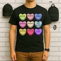 Valentines Day Funny Valentines Day Rizz No Cap T-Shirt thumb 6