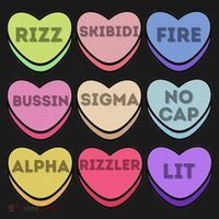 Valentines Day Funny Valentines Day Rizz No Cap Coaster thumb 2