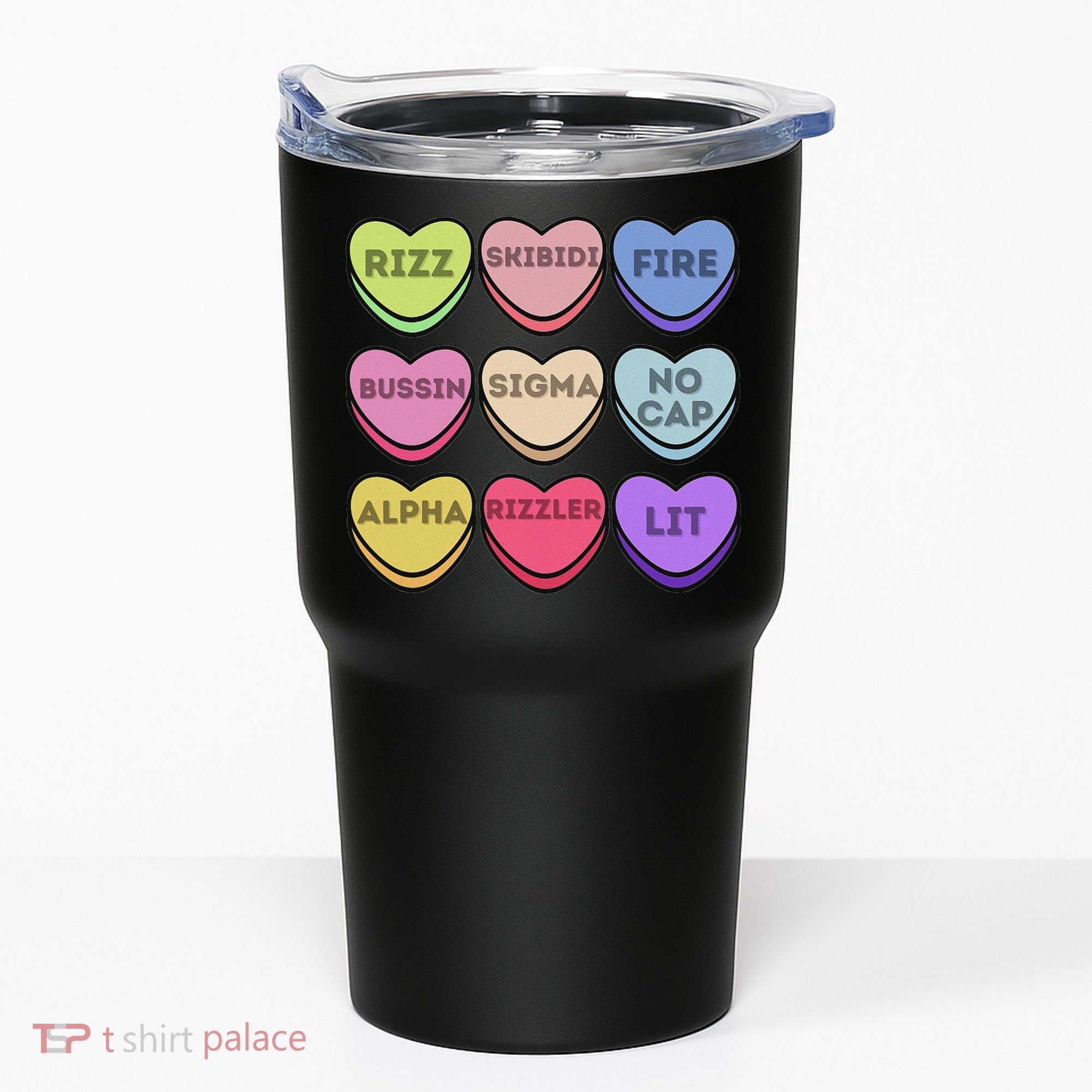 Valentines Day Funny Valentines Day Rizz No Cap Tumbler