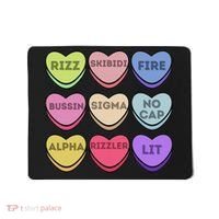 Valentines Day Funny Valentines Day Rizz No Cap Mousepad thumb 0